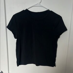 Lululemon Athletica Black Boxy Short Sleeve T-Shirt